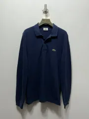 ラコステ ネイビー 長袖 ポロTシャツ 2 /M