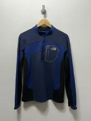 THE NORTH FACE ザノースフェイス ネイビー ブルー 長袖 Tシャツ S