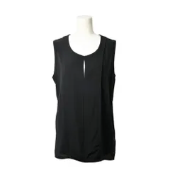 GUCCI GGモチーフ付き シルク切替 ノースリーブ