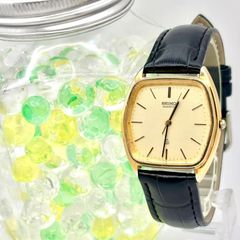 SEIKO QUARTZ 腕時計 ゴールド文字盤 6431-5050 - メルカリ