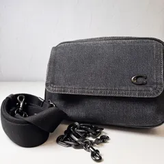 ✨ABランク　 COACH　チャーター　２way　クロスボディー　ショルダーバッグ　ハンドバッグ　bag　デニム　CAK24　「129EL」