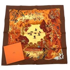HERMES エルメス カレ90 ヒマラヤ杉の下で 大判シルクスカーフ - メルカリ