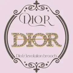 【Christian Dior】Dio(r)evolution ブローチ V0454DVOCY_D301 メタル クリスタル ゴールド レディース 【ジュエリー/アクセサリー】