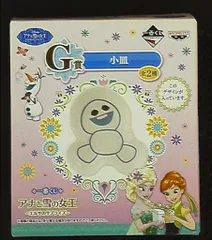 バンプレスト 一番くじ アナと雪の女王 エルサのサプライズ G賞小皿 雪だるま一人