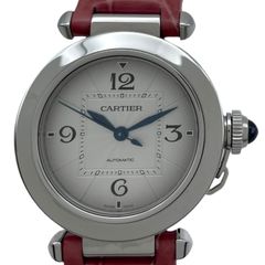 까르띠에 Cartier 파샤 드 까르띠에 35mm WSPA0012 실버 SS 자동 감기 여성 시계