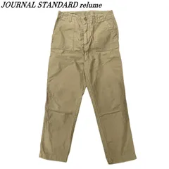 JOURNAL STANDARD relume ジャーナルスタンダード レリューム ベイカーパンツ テーパード 38 コットン BEG/ベージュ