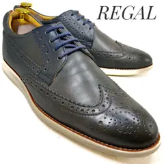 REGAL リーガル ウィングチップシューズ 53HR グレー系 25cm　革靴 ビジネスシューズ スニーカー ドレス カジュアル 本革 本皮 メンズ