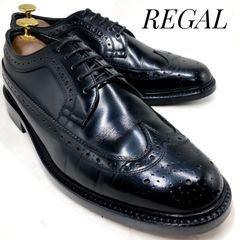 REGAL リーガル 2589 外羽根 ウィングチップ 黒 26cm - メルカリ