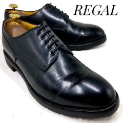 美品】リーガル プレーントゥ シボ革 Free-Flex 黒 25.5EE - メルカリ