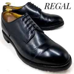 REGAL リーガル プレーントゥ JF91 黒 ブラック 24.5cm　革靴 ビジネスシューズ フォーマル ドレス カジュアル 本革 本皮 メンズ