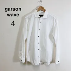 garson wave ギャルソンウェーブ ブロード ホリゾンタルシャツ ホワイト 長袖シャツ メンズ カジュアル デイリー オフィスカジュアル きれいめ 4のサムネイル