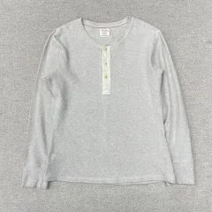 Champion レッドタグ ヘンリーネック ロングスリーブ Tシャツ