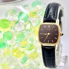 稼働 SEIKO Exceline スクエア レクタン ゴールド ヴィンテージ - メルカリ