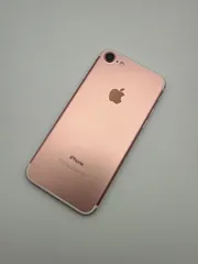 バッテリー新品交換済み 100％ SIMフリー iPhone7 32GB ローズゴールド au シムフリー