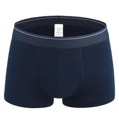 ボクサーパンツ メンズ 綿95% 前開き コットン ストレッチ 立体縫製 シンプル ベーシック 定番 無地 しっかりした生地 通気性 吸水性 蒸れにくい 男性 下着 2470