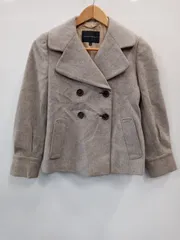 ピB194●BANANA REPUBLIC●バナナリパブリック●レディース●アウター●ピーコート●sizeXS●グレー