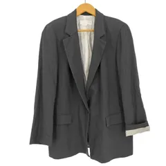 ザラ ZARA プリントカフス リネンブレザー レディース import：M 