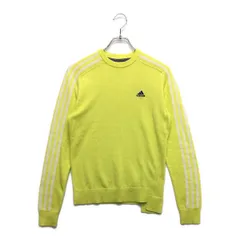 中古 レディース アディダスゴルフ adidas GOLF セーター M 黄色系 長袖クルーネックニット
