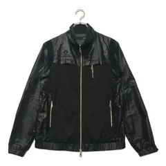 中古 レディース 23区ゴルフ 23区GOLF ブルゾン XL 黒 ブラック ダブルジップ 裏銀色素材 蓄熱