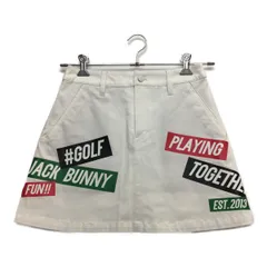 中古 レディース ジャックバニー Jack Bunny!! スカート 1(M) 白 ホワイト 一体型インナーパンツ付き