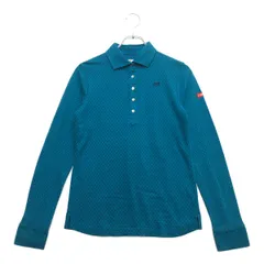 中古 レディース マスターバニーエディション MASTER BUNNY EDITION 長袖ポロシャツ 1(M) ブルー系 総柄