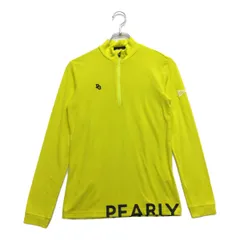中古 レディース パーリーゲイツ PEARLY GATES 長袖シャツ 1(M) 黄 イエロー ハーフジップ ストレッチ