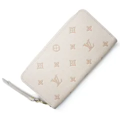 ルイ ヴィトン M13644 ジッピー ウォレット モノグラムアンプラント バイカラーエデン ベージュ ピンク ラウンドファスナー 長財布 レザー ゴールド金具 箱付 LOUIS VUITTON（新品・未使用品）