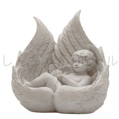 天使像 プリティエンジェル 樹脂製 高さ約28cm 置物 - メルカリ