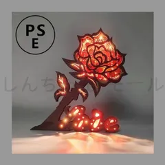 インテリア雑貨 おもしろ雑貨 オブジェ オーナメント 北欧 おしゃれ お洒落 置物 バラ 薔薇 木製 LED モダン プレゼント ギフト 玄関