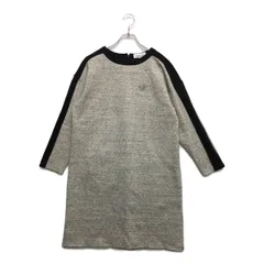 中古 レディース ナノユニバース nano universe ワンピース M 杢グレー 長袖 ニット素材