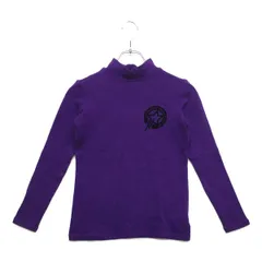 中古 レディース ジャックバニー Jack Bunny!! 長袖シャツ 00(SS) 紫 パープル 裏起毛 モックネック ストレッチ 小さい