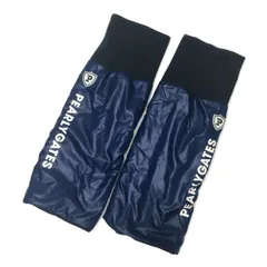 中古 レディース パーリーゲイツ PEARLY GATES レッグウォーマー フリー ネイビー 紺 裏フリース