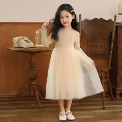 ワンピース女の子 子供 ドレス フォーマル チュールスカート 子供服 女の子 クリスマスワンピース 結婚式 発表会 入学式 ゆったり 可愛い 