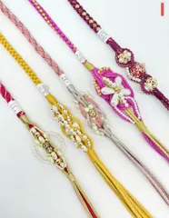振袖用帯締め 飾り付き 5本おまとめ出品 新品未使用品 正絹 I