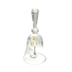 スワロフスキー SWAROVSKI テーブルベル オブジェ 置物 クリア 花