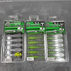 ジャッカル　アンモナイトシャッド　3.0インチ　未使用3点セット　No.3400