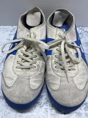 送料無料！！オニツカタイガー　メキシコ66  メンズスニーカー　白ブルー　26cm  #80115MO283