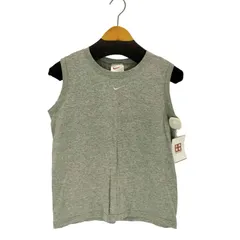 ナイキ NIKE USA製 銀タグ スウッシュ刺繍タンクトップ メンズ import：L 