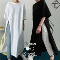 Tシャツワンピ レディース 春 夏 秋 レイヤード カットソー ロンT 半袖 Tシャツ カジュアル 新作 ロング丈 チュニック 体型カバー 袖あり 