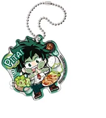 緑谷 出久 ぴた!でふぉめ 僕のヒーローアカデミア いただきます!アクリルキーホルダー 緑谷出久 グッズ キーホルダー ヒロアカ