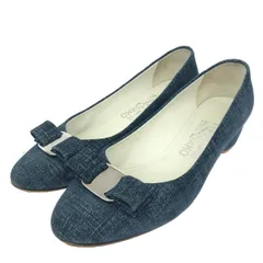 Salvatore Ferragamo サルヴァトーレフェラガモ ヴァラ/パンプス 表記サイズ:表記なし     ブルー レディース / 240001182789