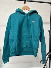 CHAMPION ワンポイント パーカー グリーン M US古着