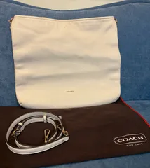 ★NA05133 COACH コーチ マディソンホーボー レザー ショルダーバッグ オフホワイト 27858