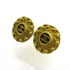 CHANEL / シャネル ◆ココマーク イヤリング ヴィンテージ ゴールド 94A 【イヤリング/ピアス/アクセサリー】 ブランド【中古】 