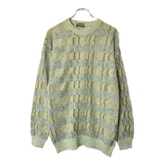 90年代 イタリア製 COLLEGE by Marcazzani 3Dニットセーター マルチカラー(メンズ 50)中古 古着 X1743