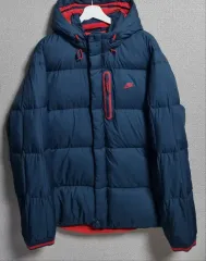 XXL) アディダス ダークブルー グースダウン ダウン