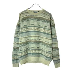 TOM HANSON 3Dニットセーター マルチカラー(メンズ L)中古 古着 X1746