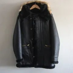 【美品】MORGAN MEMPHIS BELLE【B-7 ムートン アラスカンコート】L ブラック フライト レザー モーガン 26010247