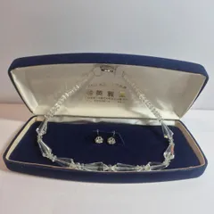 水晶　ネックレス　ヴィンテージ