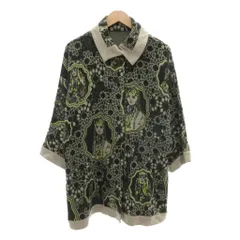トクコプルミエヴォル TOKUKO 1er VOL ニットジャケット 総柄 ダークグリーン /AEのサムネイル